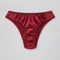 4041 Culotte Femme Rouge Satiné – Microfibre Douce Coupe Classique | Lingerie Abidjan Côte d'Ivoire Taille M