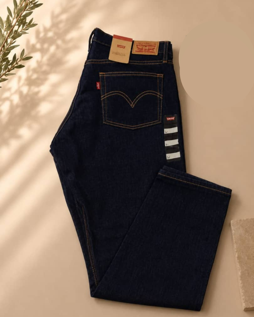 Pantalon Jean Levi's Premium – Bleu Indigo Brut Neuf avec Étiquettes Taille 31