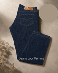 Jean Levi's Femme – Bleu Indigo Foncé Coupe Droite Taille 32