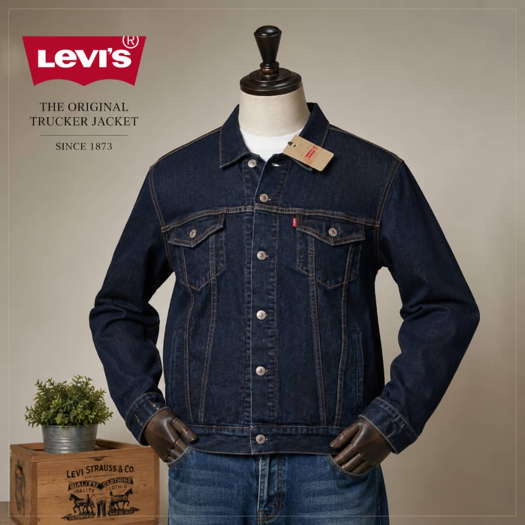 Veste en Jean Levi's – Trucker Jacket Bleu Foncé
