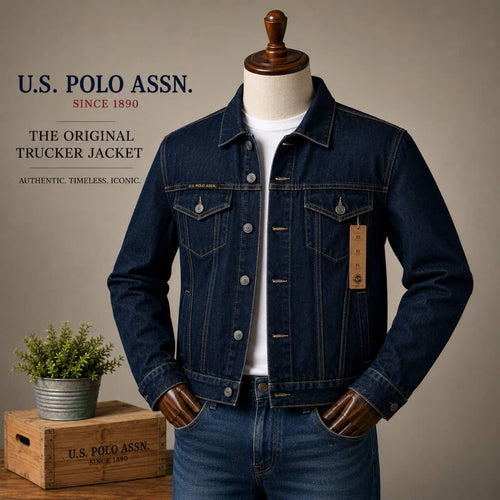 1102 - Veste en Jean Polo ASSN – Bleu Indigo Foncé