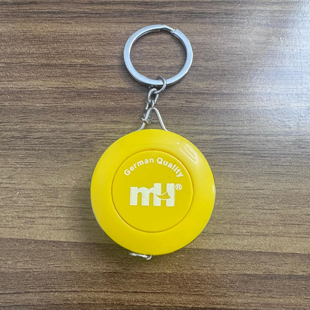 2001 _ Porte-Clés Mètre Ruban Rétractable 1,5m – Jaune German Quality
