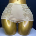 4029 Slip Femme Nude Satiné & Dentelle – Bandes Latérales Sexy | Grande Taille XXL Abidjan
