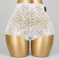4196 Shorty Ivoire Dentelle Florale Intégrale – Douceur Romantique. Taille XL