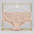 4150 Culotte Beige Dentelle Fleurie Intégrale – Romantisme Végétal. Taille S large
