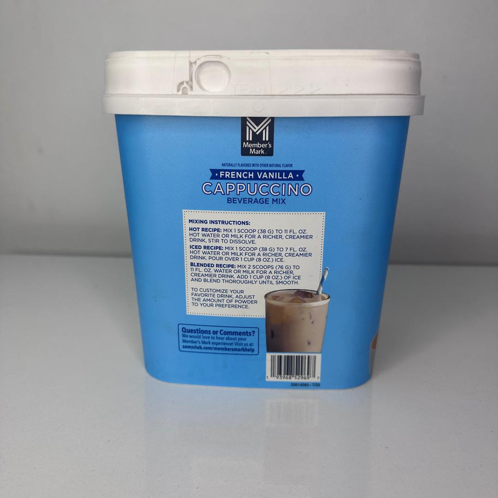 Cappuccino Member's Mark Saveur French Vanilla – Boisson Onctueuse & Parfumée
