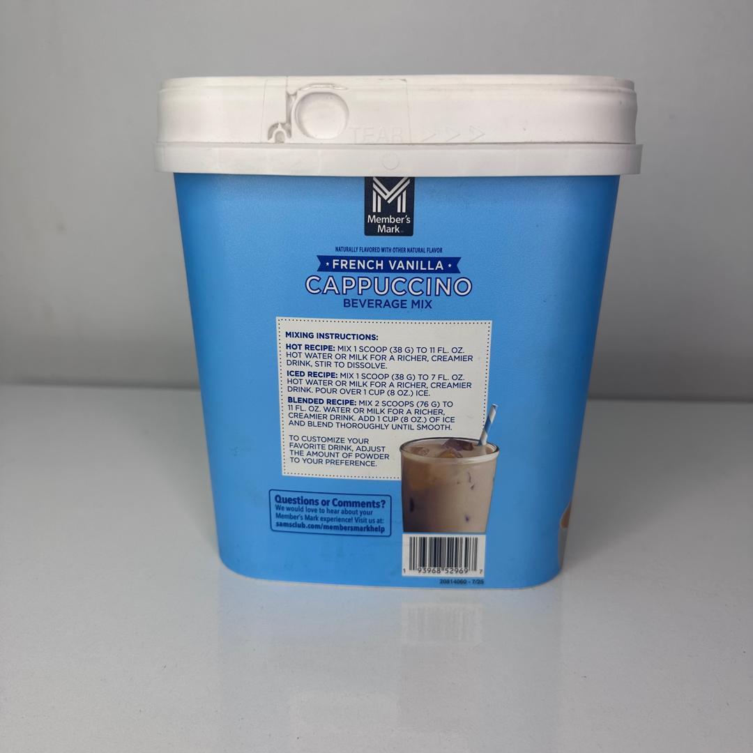 Cappuccino Member's Mark Saveur French Vanilla – Boisson Onctueuse & Parfumée